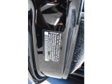 2008 Porsche Boxster  Info Tag