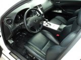 2009 Lexus IS F Black Interior