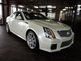 White Diamond Tricoat Cadillac CTS in 2011