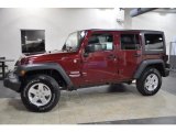 2011 Deep Cherry Red Jeep Wrangler Unlimited Sport 4x4 #45103843