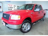 2005 Bright Red Ford F150 XLT SuperCrew 4x4 #45168122