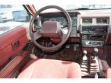 1992 Nissan Pathfinder XE 4x4 Dark Red Interior