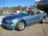 2007 Windveil Blue Metallic Ford Mustang GT Premium Convertible #45168462