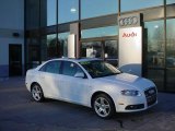 2008 Ibis White Audi A4 2.0T quattro S-Line Sedan #45168241