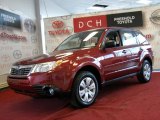 2009 Camellia Red Pearl Subaru Forester 2.5 X #45169478
