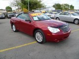 2008 Inferno Red Crystal Pearl Chrysler Sebring LX Convertible #45230895
