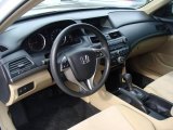 2009 Honda Accord LX-S Coupe Ivory Interior