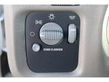 1998 GMC Sonoma SL Regular Cab Controls