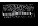 2008 LS Color Code for Black Opal Mica - Color Code: 212
