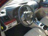 2011 Subaru Outback 2.5i Limited Wagon Warm Ivory Interior