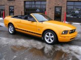 2009 Grabber Orange Ford Mustang V6 Premium Convertible #45228994