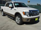 2011 White Platinum Metallic Tri-Coat Ford F150 Lariat SuperCrew #45230065