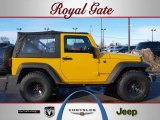 2009 Detonator Yellow Jeep Wrangler X 4x4 #45229524