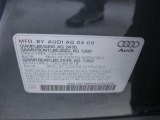 2009 Audi Q5 3.2 Premium quattro Info Tag