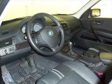 2007 BMW X3 3.0si Black Interior
