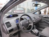 2008 Honda Civic EX-L Sedan Gray Interior