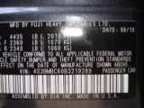 2011 Subaru Legacy 2.5i Premium Info Tag