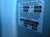 2004 XJ Color Code for Seafrost Metallic - Color Code: MDV
