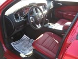 2011 Dodge Charger R/T Plus Black/Radar Red Interior