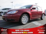 2011 Deep Cherry Red Crystal Pearl Chrysler 200 LX #45331275