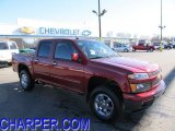 2010 Cardinal Red Metallic Chevrolet Colorado LT Crew Cab 4x4 #45330193