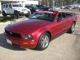 2005 Redfire Metallic Ford Mustang V6 Premium Convertible #45331799