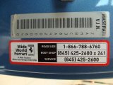 2002 Maserati Coupe Cambiocorsa Info Tag