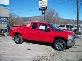 2011 Victory Red Chevrolet Silverado 2500HD LS Extended Cab 4x4 #45330735
