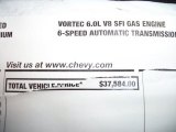 2011 Chevrolet Silverado 2500HD LS Extended Cab 4x4 Window Sticker