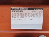 2005 Pontiac Grand Prix Sedan Info Tag