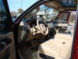 2008 Ford F250 Super Duty Lariat Crew Cab 4x4 Camel Interior