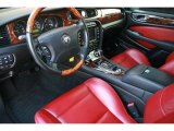 2006 Jaguar XJ XJR Charcoal/Red Interior