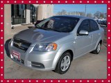 2007 Cosmic Silver Chevrolet Aveo LS Sedan #45394890