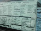 2011 GMC Sierra 1500 SLE Extended Cab Window Sticker