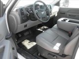 2011 GMC Sierra 3500HD Work Truck Regular Cab 4x4 Chassis Dark Titanium Interior