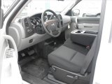 2011 GMC Sierra 2500HD Work Truck Crew Cab 4x4 Dark Titanium Interior