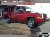 2006 Inferno Red Pearl Jeep Commander  #45395467