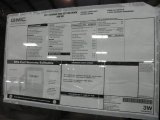 2011 GMC Savana Van 2500 Extended Cargo Window Sticker