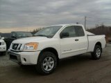 Blizzard White Nissan Titan in 2011