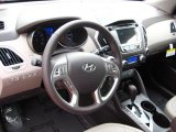 2011 Hyundai Tucson Limited AWD Taupe Interior