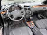2002 Toyota Solara SLE V6 Convertible Charcoal Interior