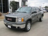 2011 Gray Green Metallic GMC Sierra 1500 SLE Crew Cab #45450118