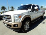 2011 Ford F350 Super Duty King Ranch Crew Cab 4x4 Front 3/4 View
