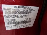 2010 Taurus Color Code for Red Candy Metallic - Color Code: U6