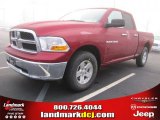 2011 Deep Cherry Red Crystal Pearl Dodge Ram 1500 SLT Quad Cab #45449537