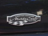 2001 Chevrolet Monte Carlo SS Brickyard 400 Pace Car Marks and Logos