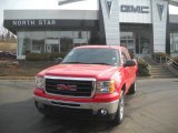 2011 Fire Red GMC Sierra 1500 SLE Extended Cab 4x4 #45449595