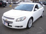 Summit White Chevrolet Malibu in 2010