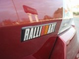 2007 Mitsubishi Galant RALLIART Marks and Logos