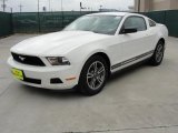 Performance White Ford Mustang in 2011